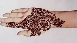 Makar Sankranti Special Very Easy Mehndi Design Step By Step | Subscribe For More |#mehndi 