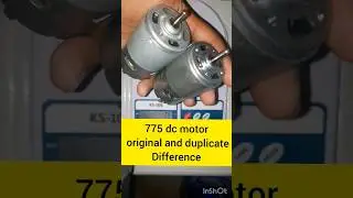 775 dc motor original and local made  difference #shorts