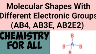 Molecular shapes with different electronic groups (Lecture #3)AB4, AB3E, AB2E2 type molecules