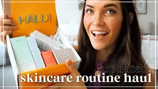i&rsquo;ve FINALLY figured out a skincare routine👏🏻 // Haldi *New* Skincare Haul✨
