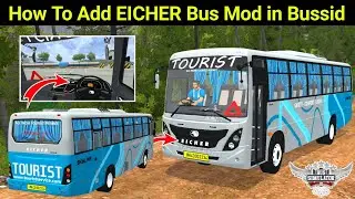 How to Add Eicher Bus Mod in Bus Simulator Indonesia | Eicher Skyline Bus Mod | Tourist Bus Mod