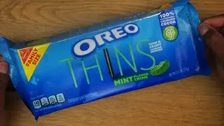 ASMR OREO THIN MINTS REVIEW
