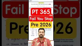 ✅ PT 365 2026 Env. *Polluted River Stretch Concept* ❤💯 #iastopper #iasaspirants #upsc