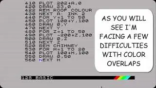 Simple Drawing Code on Zx Spectrum +2 Basic. Learning from the legends!