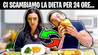 CI SCAMBIAMO LA DIETA PER 24 ORE! - con la MIA RAGAZZA!