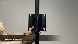 Audipack FS Buddy - a sleek and versatile stand designed for screens up to 65 inches