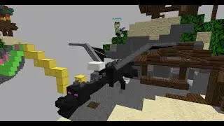 finally getting the DRAGON RIDER victory dance on bedwars