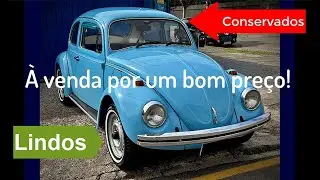 Fuscas à venda! Os preços estão bons, será que vale a pena? #fusca #carrosbaratos #carrosantigos