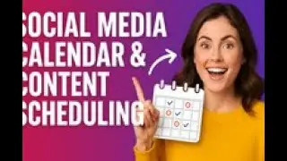 Social media calendar and Schedule content