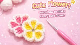 Part 2 | Crochet Cute Flower 🌼 | Aesthetic  & Easy Flower Design