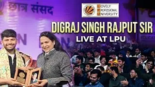 Digraj Singh Rajput MOTIVATIONAL SPEECH at LPU Chhatra Sansad 🔥 || Student Q&A #lpu #nexttoppers 