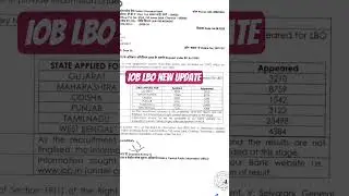 IOB LBO new update