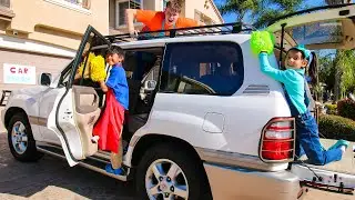 Ellie Ben & Charlotte&rsquo;s Crazy Car Clean-Up Adventure!