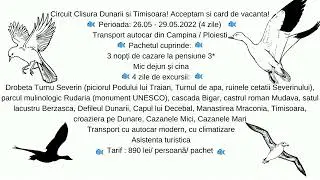 🤩 Excursii in Romania anul 2022 🤩