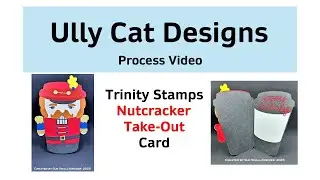 Trinity Stamps - Nutcracker  Coffee Cup Shaped Card