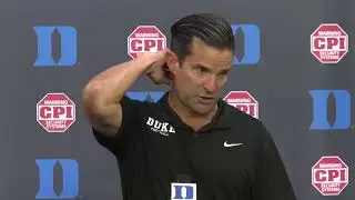 Duke football coach Manny Diaz discusses two-game losing streak, Saturday&rsquo;s matchup against NC State