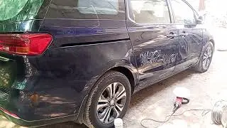 Kia ki carnival rubbing polish ki hai 😙