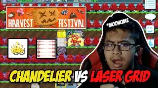 PROFIT BMC LASER GRID VS CHANDELIER SAAT HARVEST FESTIVAL 2022 - Growtopia Indonesia