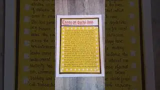 yellow colour border design for holiday homework #viral #trendingshorts #art #creative
