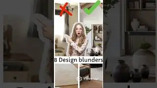 Are you making these common Interior Design Mistakes?? #homedecor #interiordesign101 #home #design