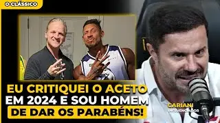 CARIANI &eacute; SINCERO e PARABENIZA CHRIS ACETO pela VIT&Oacute;RIA do RAMON