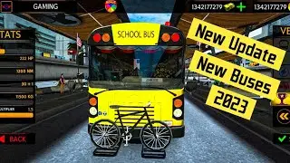 BUS SIMULATOR 2023 NEW UPDATE - NEW FEATURES & BUSES ADDED