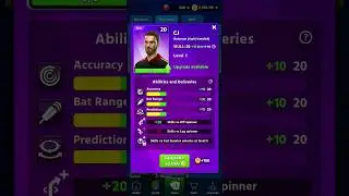 CJ level2 upgrade in cricket league #shorts #youtubeshorts