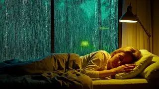3 Hours of Rain Sounds and Thunder in CoZy Bedroom | White Noise for Deep Sleep | ASMR 4K
