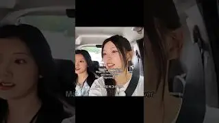 Wonhee Sang Magnetic to the Taxi Driver and this Happened... 🚖🧲 #ILLIT #shorts @ILLIT_official