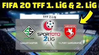 FIFA 20&rsquo;YE T&Uuml;RKİYE 1. ve 2. LİGLERİ GELDİ!!