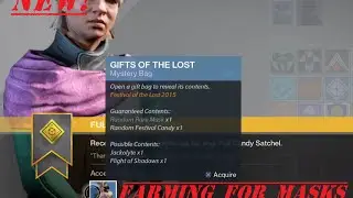 Destiny - Filling Candy Satchel Gifts Of the Lost Farm Location To Get New Halloween Masks!