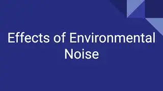 Measurement and Effect of Environmental Noise in the Market