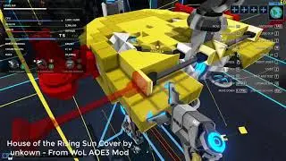 Robocraft building a triforced T5 Chain Sprinter