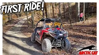 First Trail Ride In My New SXS! | The Wildcat Trail RIPS..
