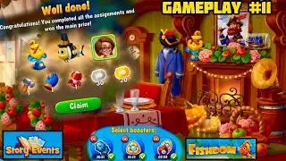 Holiday Dinner Story Event | Fishdom GamePlay #11 | Limited Time Exclusive Fish, Boosters & Goodies!