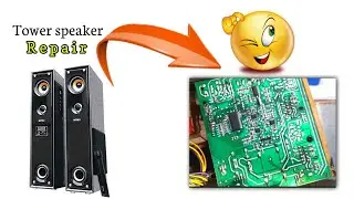 Intex tower speaker repair || Tower speaker को घर में ठीक करें || Dj tower speaker Repair || R2