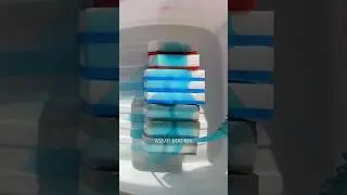 ASMR bulk magic eraser soapy squeezing #satisfying