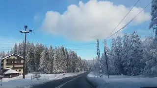 Conducand iarna prin Ro