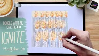 Mindful Art in Procreate - Relax & Doodle Candles to IGNITE CREATIVITY