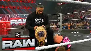 WWE Raw 9 February 2026 Highlights - Roman Reigns Destroys CM Punk