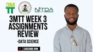 3MTT Week 3 Assignments Review - Data Science #TechWithJaja #ConfidenceOkoJaja