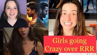 American Girls Can’t Control RRR Fan-girling | SS Rajamouli, Ram Charan, NTR Jr