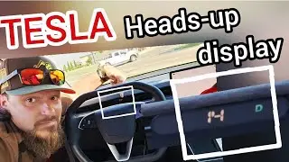 Tesla Model Y Juniper, heads up display install. 