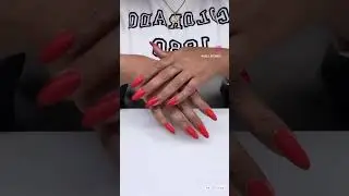 Red matte Nails 🔥 #beginnernailtech #nailtechbae #gelnails #nails #nailart #mattenails #red