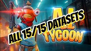 AI Tycoon All 15 Datasets Fortnite #fortnite #gaming #walkthrough #tutorial #collectables #tycoon