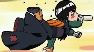 Rock Lee Borracho Humilla a Tobi