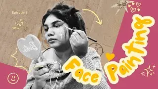 &ldquo;Turning My Face Into Art | #ytvlog #ytart #artactivity #facepainting #facepaint 