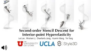 [SIGGRAPH 2023] Second-order Stencil Descent for Interior-point Hyperelasticity