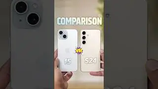 iPhone 15 vs Samsung S24 🔥 Which One is Better? #shorts #samsung #iphone