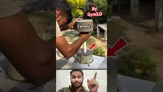 Stop Buying Expensive Weights! DIY Cement Dumbbells for ₹100😳